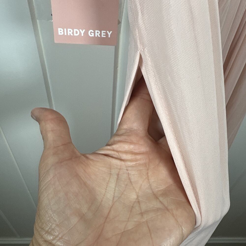 Birdy Grey Dress XS Pale Blush Kiko Halter Formal‎ Bridesmaid Maxi Dress NWT! - Picture 7 of 12